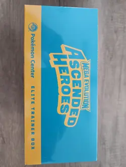 Ascended Heroes POKEMON CENTER ETB No Rips No Tears Ships In Protective Case - Image 3
