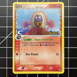 Jynx Delta Species 17/101 EX Dragon Frontiers Stamped Reverse Holo Pokemon NM/LP - Image 1