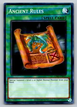 Ancient Rules LDK2-ENK27 Legendary Decks II Yu-Gi-Oh - Image 1
