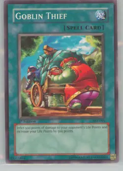 Yu-Gi-Oh Ancient Sanctuary Goblin Thief #AST-045 Near Mint or Better 1st ED - Image 1