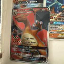 POKEMON CARD LOT CHARIZARD GX FULL ART ONE TAG TEAM 5 TOTAL - Image 3