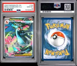 Pokemon Mega Charizard X ex 109/094 Phantasmal Flames Ultra Rare PSA 10 Gem Mint - Image 3