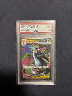 Pokemon Mega Charizard X ex 109/094 Phantasmal Flames Ultra Rare PSA 10 Gem Mint - Image 1