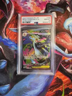 Pokemon Mega Charizard X ex 109/094 Phantasmal Flames Ultra Rare PSA 10 Gem Mint - Image 1