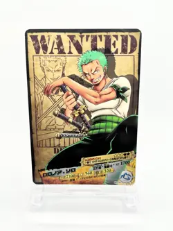 2011 One Piece AR Carddass Zoro Wanted No. 01-05 Berry Match Bandai - Image 1