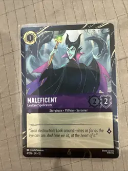 Disney Parks 2026 Lorcana Maleficent Attack Of The Vine 4/DIS EN 13 Promo NM - Image 5