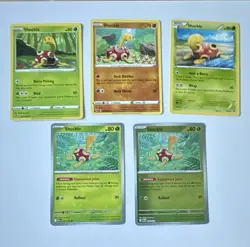 Shuckle 5-Card Lot (1 Reverse Holo) - Image 1