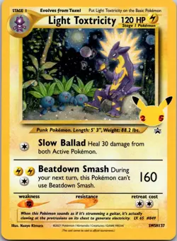 Light Toxtricity Holo Promo SWSH: Sword & Shield Promo Cards SWSH137 NM - Image 1