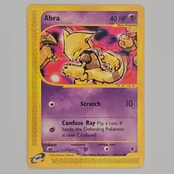 Abra 93/165 Common Expedition Pokemon Card - Image 1