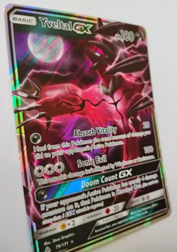 Yveltal GX 79/131 Sm-Forbidden Light Nm/M English Pokemon Card - Image 3