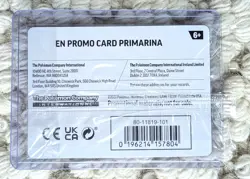 Pokemon Pitch Black Primarina 020/084 Release Day Exclusive Sealed Promo Card - Image 2