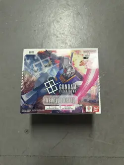 Gundam Card Game Newtype Rising GD01 Booster Box English UNSEALED BY BANDAI - Image 1