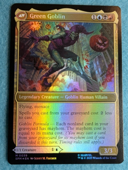 x1 Norman Osborn - Prerelease Cards (PRE) (Foil) - #39 - Human Scientist Villain - Image 3