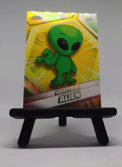 2026 Veefriends Topps Chrome Adaptable Alien #51 Exclusive Yellow Refractor Card - Image 1