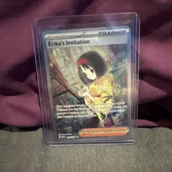 Erikas Invitation 203/165 Pokemon TCG Scarlet and Violet 151 Sir Hyper Rare Card - Image 1
