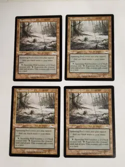 MTG Playset 4x Spawning Pool (Urza's Legacy/Land/U) - BGM - Image 1