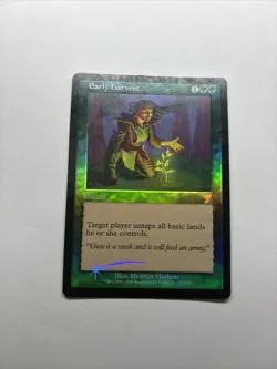 MTG Early Harvest- 7th Edition- Rare (MP- HP) FOIL - Image 1