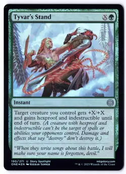 Tyvar's Stand ONE 190 Magic: The Gathering Foil UC NM - Image 1