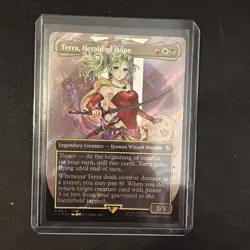 Terra, Herald of Hope (Borderless) (Surge Foil) Commander: Final Fantasy Foil - Image 1