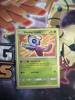 Pokemon Shining Celebi SM79 Holo Card SM Promos - Image 1