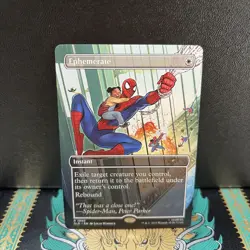 Ephemerate Secret Lair Drop Regular near mint mtg spider man - Image 1