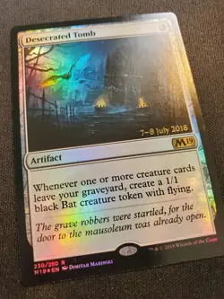 Desecrated Tomb - Foil - Prerelease Promo *NM* Near Mint MTG - Image 3