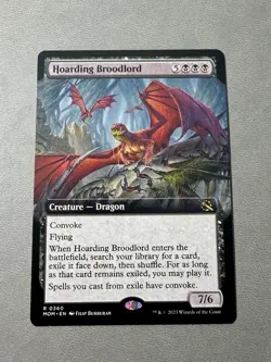 Hoarding Broodlord (Extended Art) March of the Machine Regular NM - Image 1