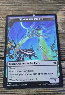 Starscape Cleric Token Bloomburrow Regular - Image 1