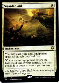 MTG: Commander Legends: Sigarda's Aid: Lightly Played Condition - Image 1