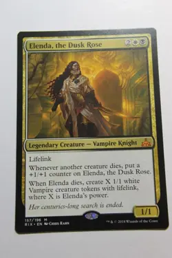 MTG Elenda the Dusk Rose x1- -Rivals of Ixalan-Lightly Played - Image 1