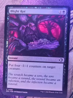 Blight Rot 89 Common Lorwyn Eclipsed Magic: The Gathering Foil Near Mint - Image 1
