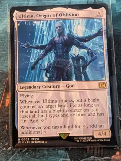 Ultima, Origin of Oblivion 2 Rare FINAL FANTASY Magic: The Gathering LP - Image 1