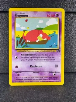 Pokemon TCG Flegmon #67/82 GERMAN Team Rocket LP/NM - Image 1