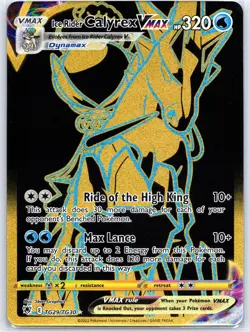 Ice Rider Calyrex VMAX (Secret) TG29/TG30 NM SWSH10: Astral Radiance Pokemon - Image 1