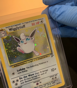 Wigglytuff - 19/130 - Pokemon Base Set 2 2000 Holo Rare Card Mint M - Swirl 🌀 - Image 2