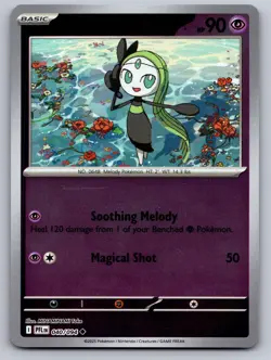 Meloetta 040/094 Uncommon Phantasmal Flames Pokemon Reverse Holo - Image 1