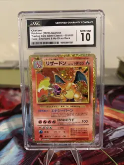 Pokemon Charizard Classic Holo CGC 10 Japanese - Image 1