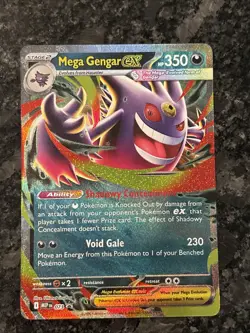Mega Gengar ex 073 Holo Promo ME: Mega Evolution Promo Pokemon Holo Near Mint - Image 1