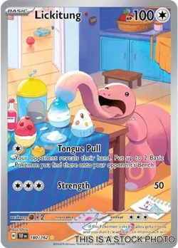 Lickitung 180/162 SV05: Temporal Forces Pokemon Holofoil LP - Image 1