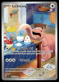 Lickitung 180/162 SV05: Temporal Forces Pokemon Holofoil LP - Image 2