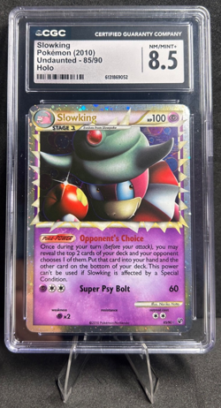 2010 POKEMON UNDAUNTED 85/90 SLOWKING HOLO CGC 8.5 - Image 1
