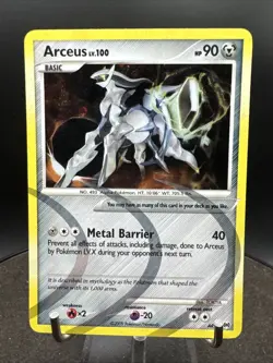 Arceus LV. 100 AR9 Platinum 2009 Holo Rare English Pokemon Card - Image 1