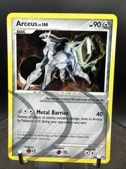 Arceus LV. 100 AR9 Platinum 2009 Holo Rare English Pokemon Card - Image 3