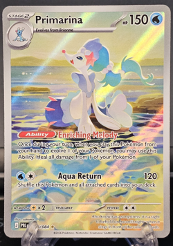 Pokemon TCG Primarina 088/084 Me05: Pitch Black Holo Illustration Rare - Image 1