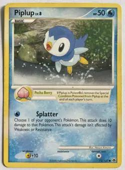 Piplup 72/100 Common Majestic Dawn Pokemon Lightly Played - Image 1