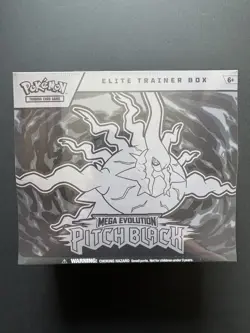Pokemon TCG - Mega Evolution - Pitch Black - Elite Trainer Box - New & Sealed - Image 1