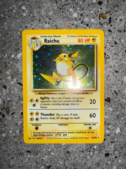 Pokemon TCG Cards Raichu 14/102 Base Set Holo Rare - Image 4