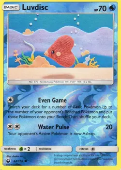 Luvdisc 44/168 Common SM Celestial Storm Pokemon TCG Reverse Holo VLP/NM - Image 1
