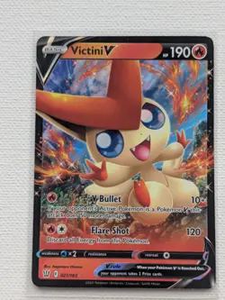 Pokemon Victini V 021/163 Ultra Rare - Battle Styles NM - Image 1
