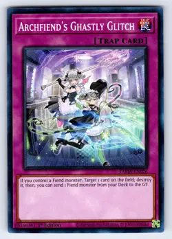 Archfiend's Ghastly Glitch Super Rare Tactical Masters TAMA-EN026 LP - Image 1